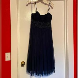 Dark navy formal dress